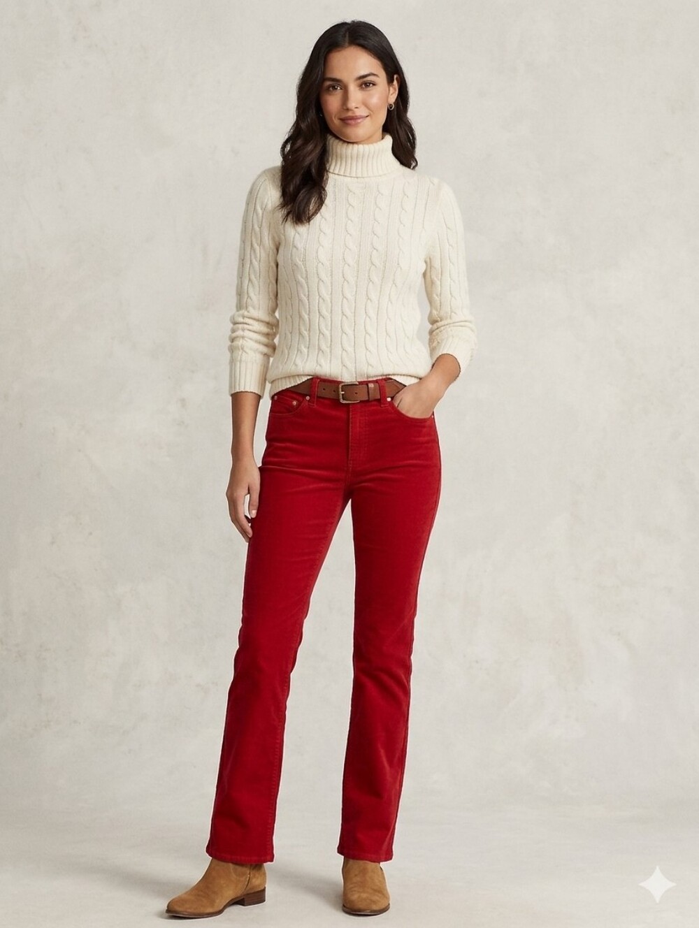 LRL Lauren Jeans Co Mini Corduroy Jeans Sz 8P